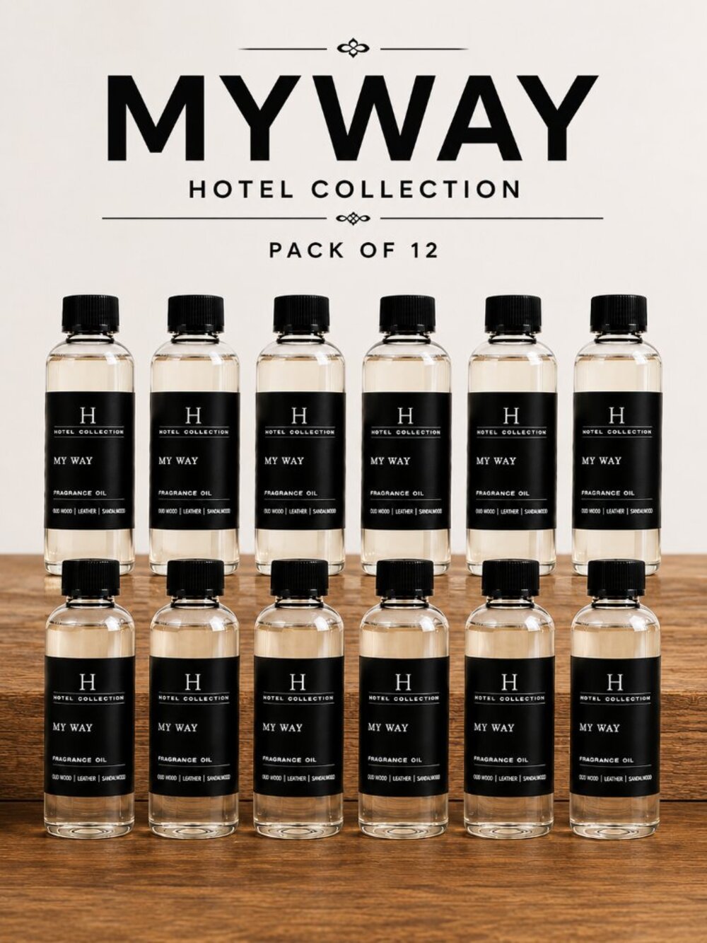 Hotel Collection Diffuser Oil - My Way - Aromatherapy 4.06 Fl Oz (Pack of 12)